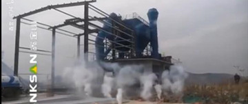 熱烈祝賀中建材沃豐水泥鑫金山EPC總包項目，臺時1500噸精品骨料線帶料試機成功